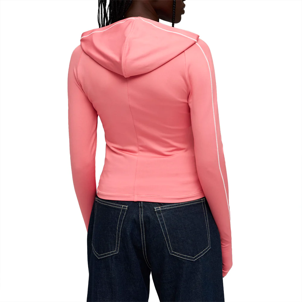 T7 Street Glam Slim Short Full Zip Hoodie - Image 4