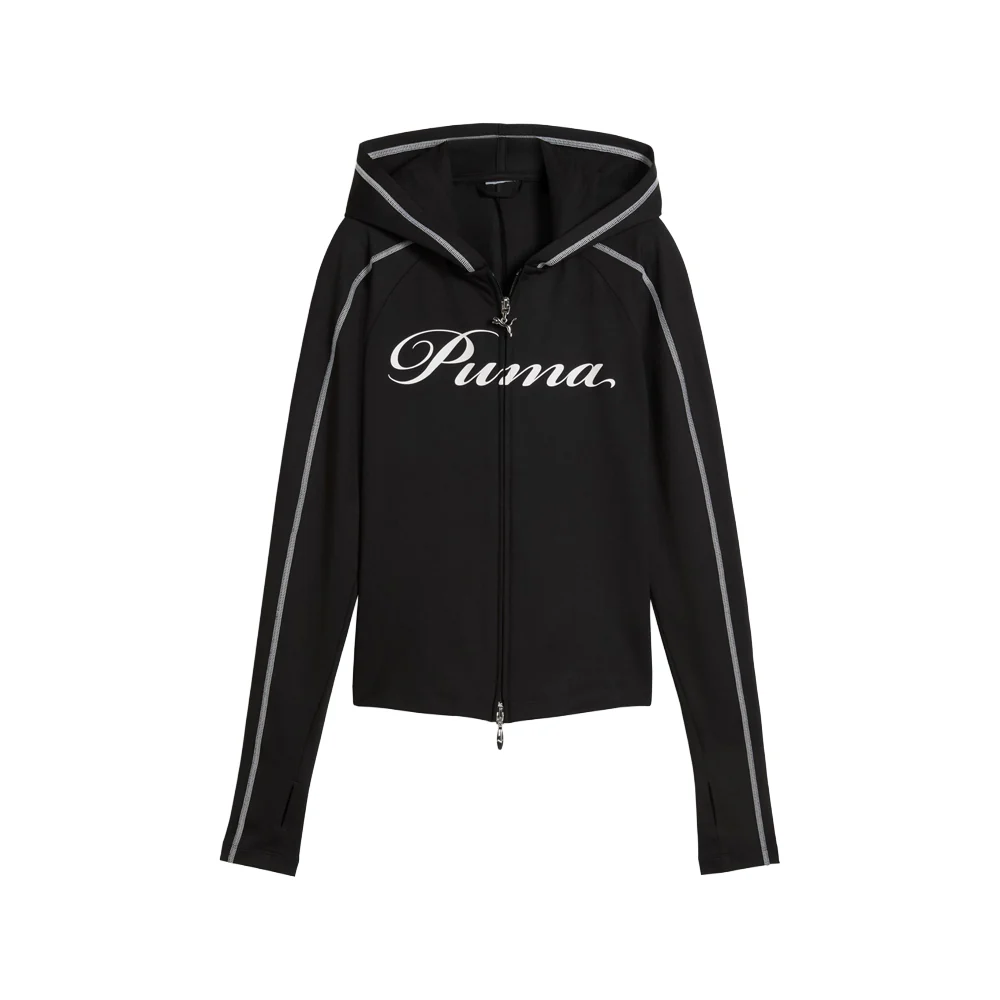 T7 Street Glam Slim Short Full Zip Hoodie