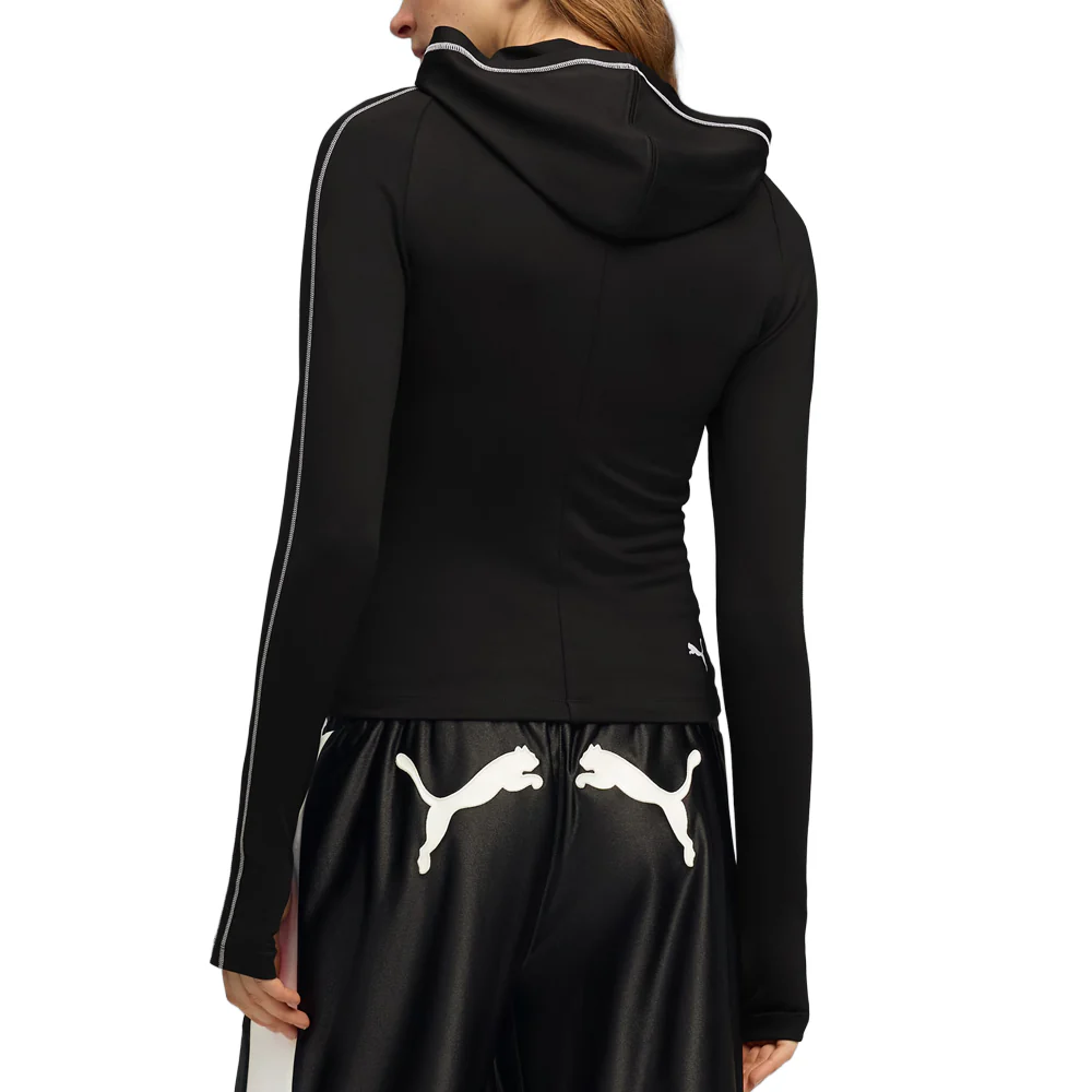 T7 Street Glam Slim Short Full Zip Hoodie - Image 4