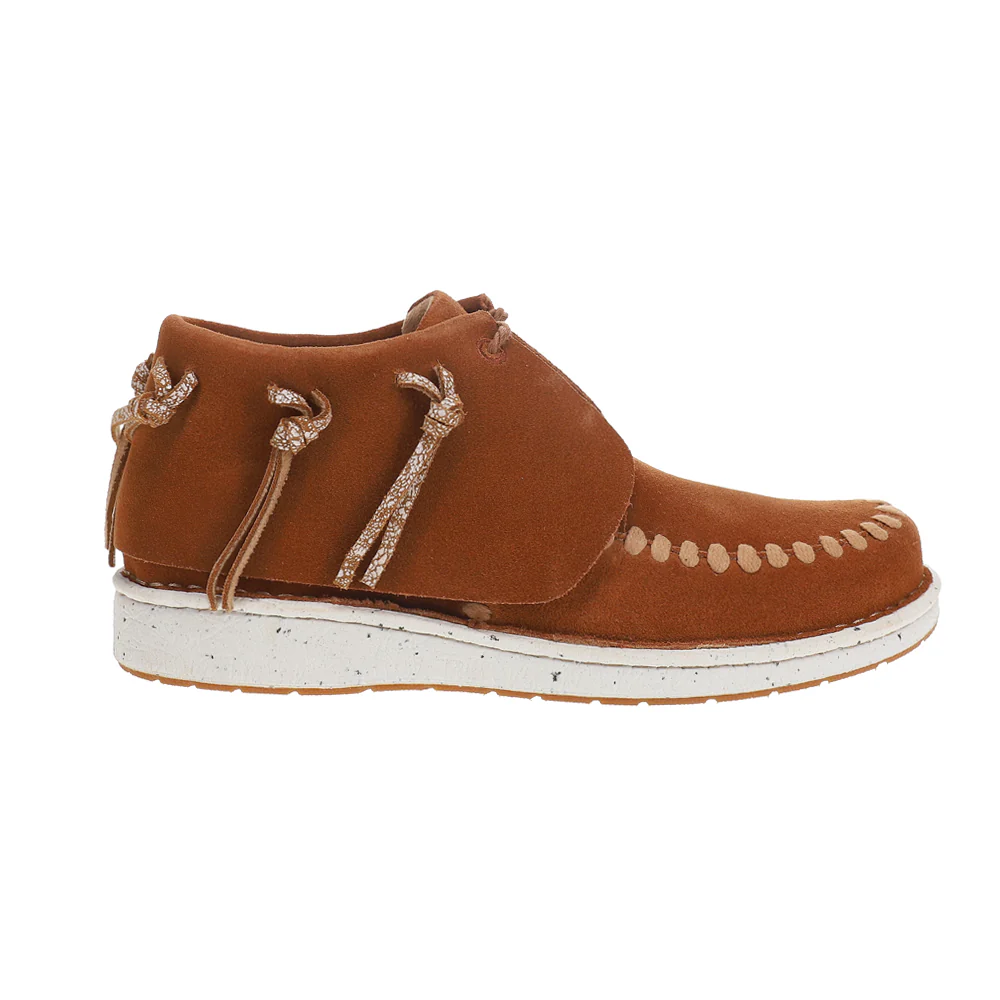 Teepee Fringe Moc Toe Booties