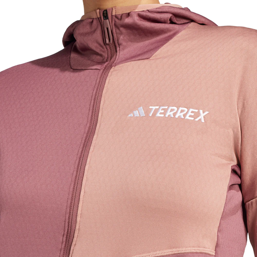 Terrex Xperior Climawarm Light Fleece Hooded Full Zip Jacket - Image 5