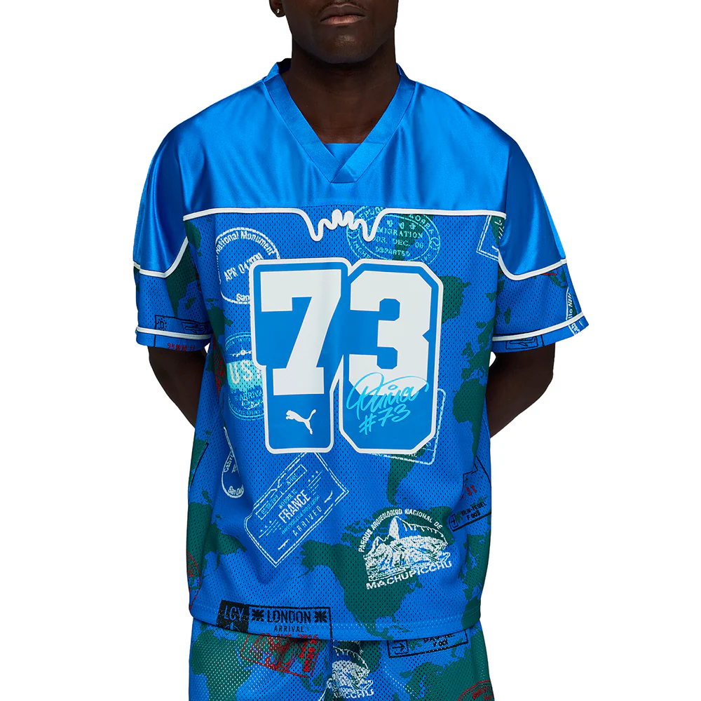 The ATW Dylan All Over Print Basketball V Neck Replica Jersey - Image 3