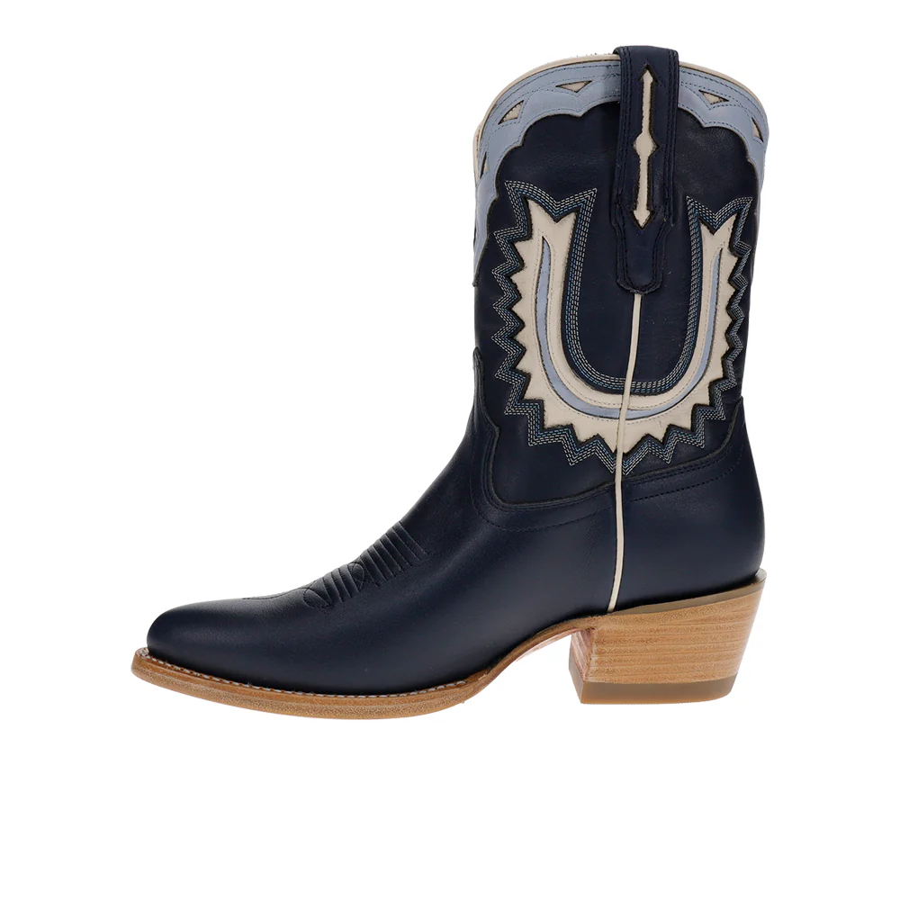 The Jolene Embroidered Tooled Inlay Round Toe Cowboy Boots - Image 3