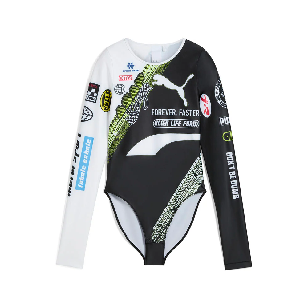 ASAP ROCKY X PUMA Tire Graphic Crew Neck Long Sleeve Body Suit