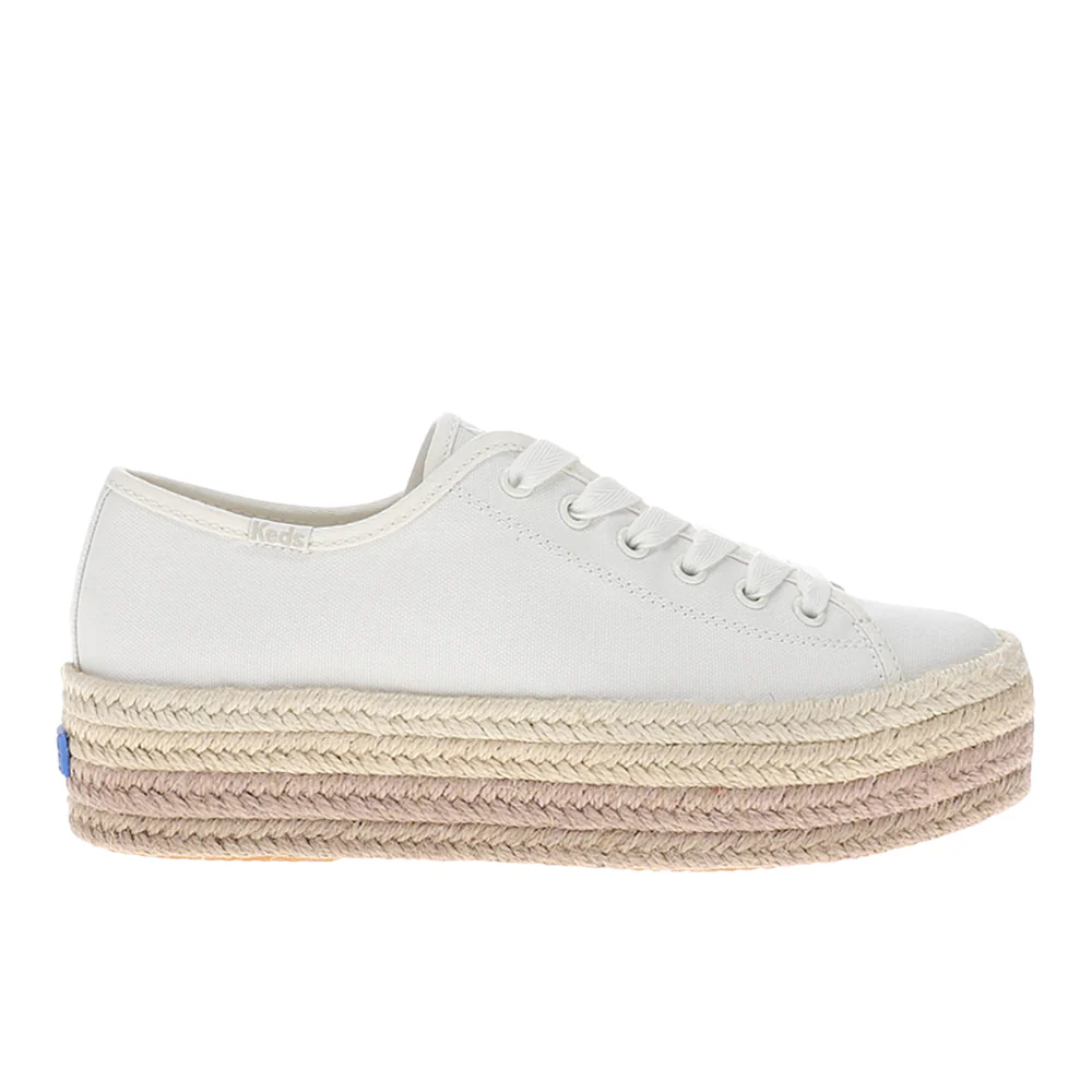 Triple Up Canvas Lace Up Sneakers