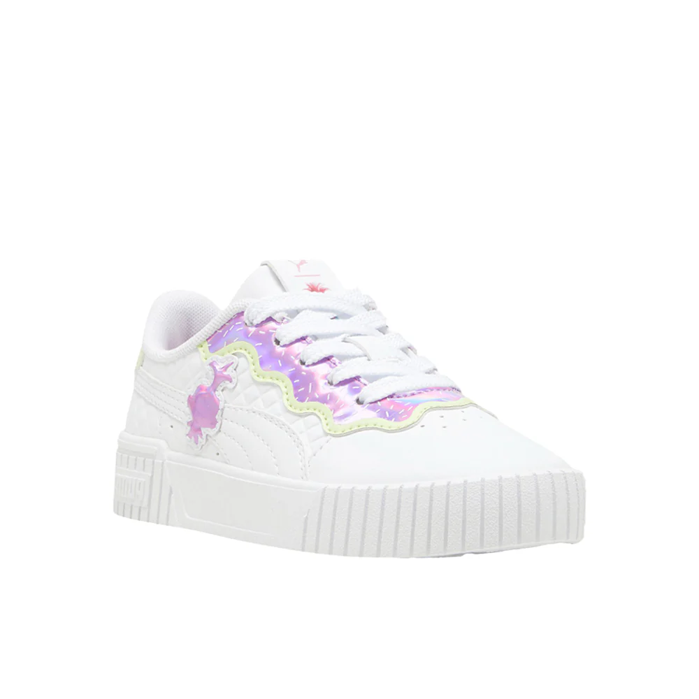 PUMA X TROLLS Carina 2.0 Metallic Lace Up Sneakers (Little Kid) - Image 2