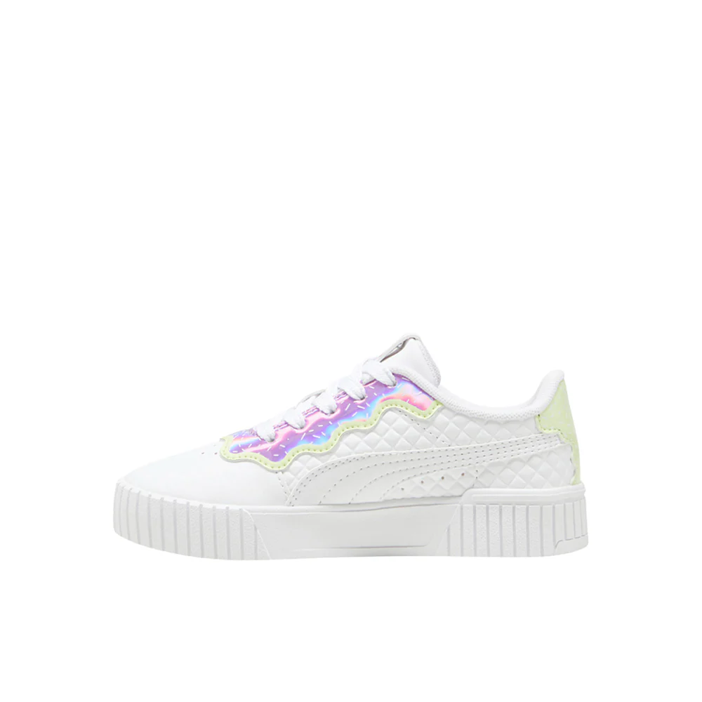 PUMA X TROLLS Carina 2.0 Metallic Lace Up Sneakers (Little Kid) - Image 3