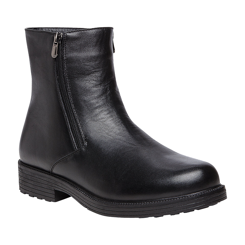 Troy Zippered Round Toe Booties - Image 2