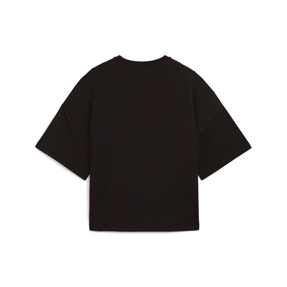 Wardrobe Essentials Relaxed Heavy Crew Neck Short Sleeve T-Shirt - Image 2