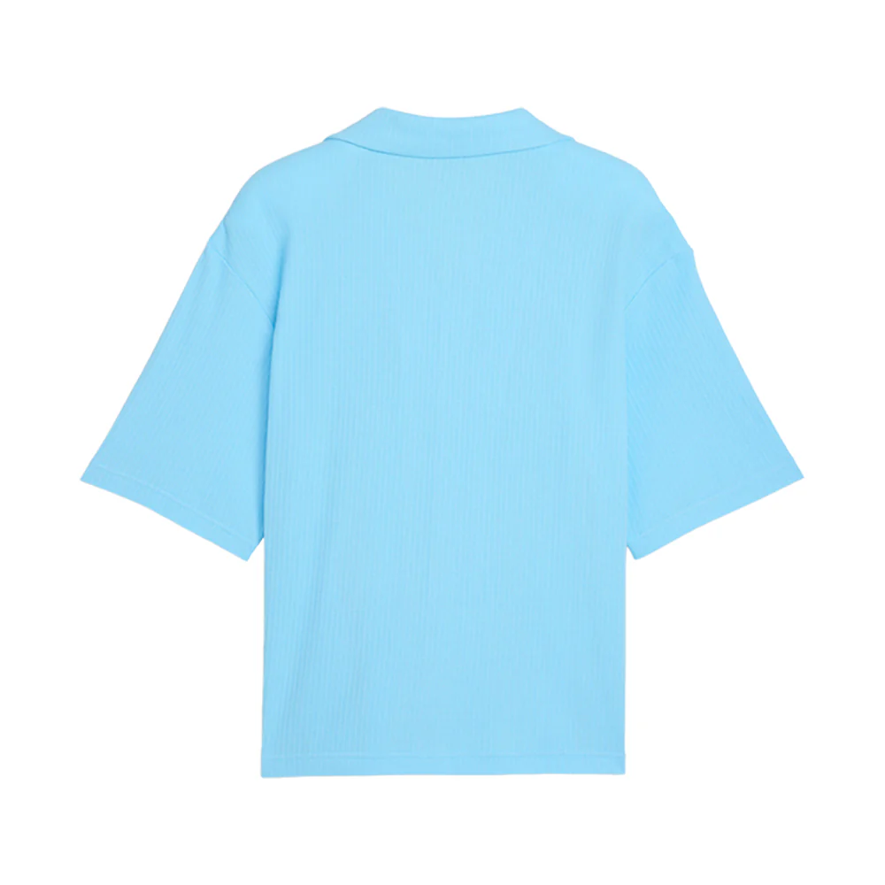 Wardrobe Essentials Boxy Short Sleeve Button Up Shirt - Image 2