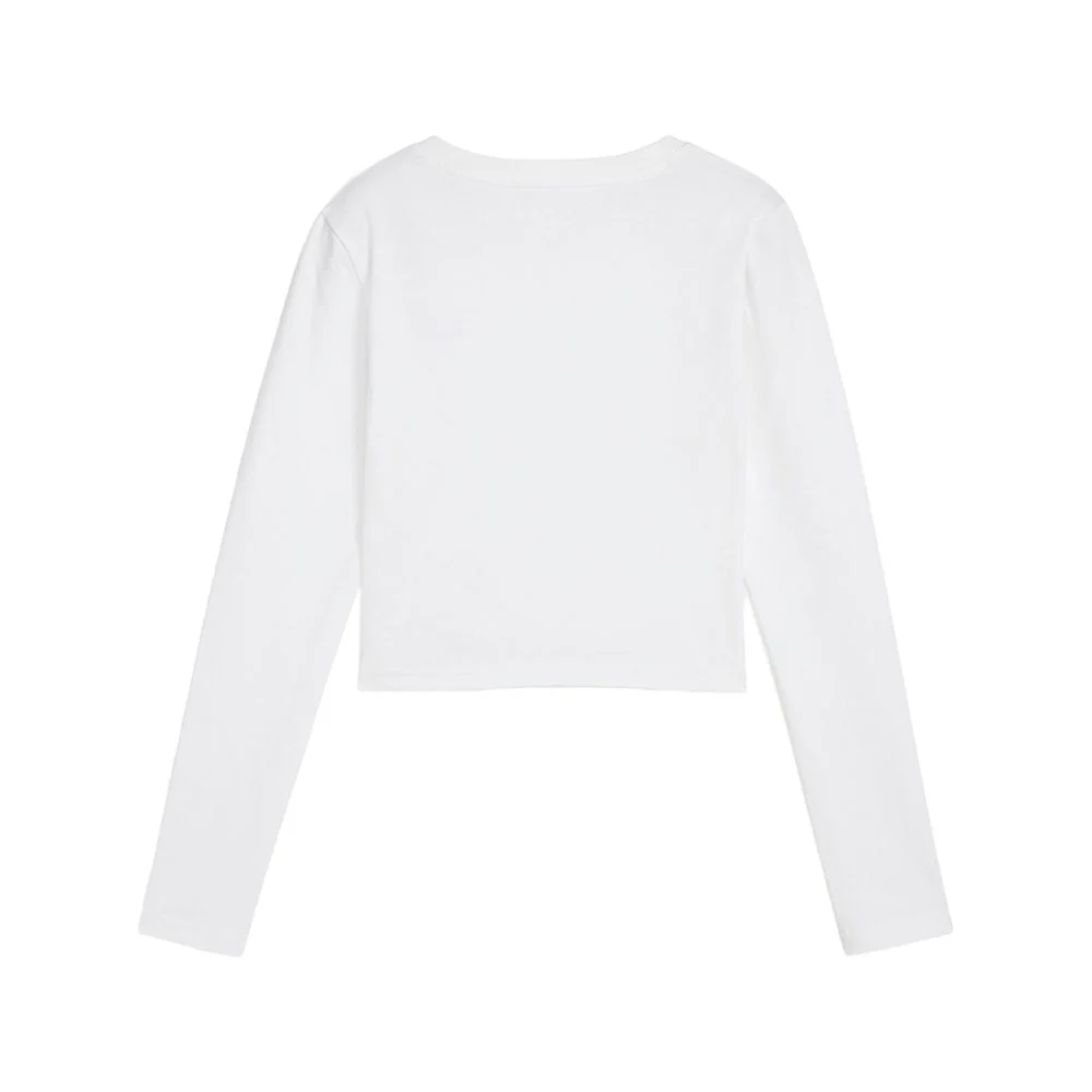 Wardrobe Essentials Crew Neck Long Sleeve Baby T-Shirt - Image 2