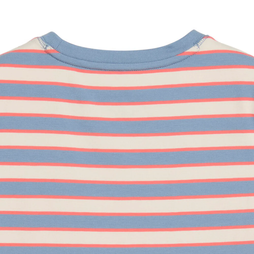 Wardrobe Essentials Go Together Striped Slim Crew Neck Short Sleeve T-Shirt (Youth) - Image 4
