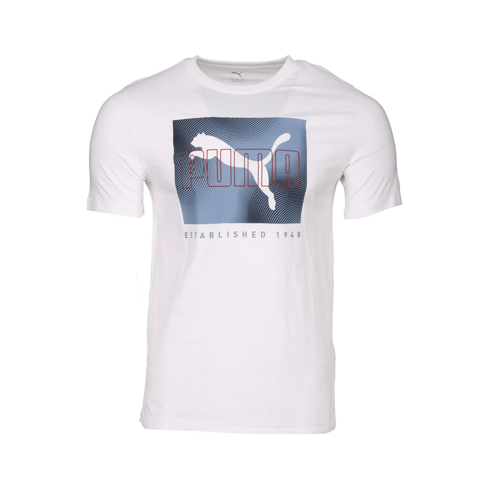 Wavy Box Crew Neck Short Sleeve T-Shirt