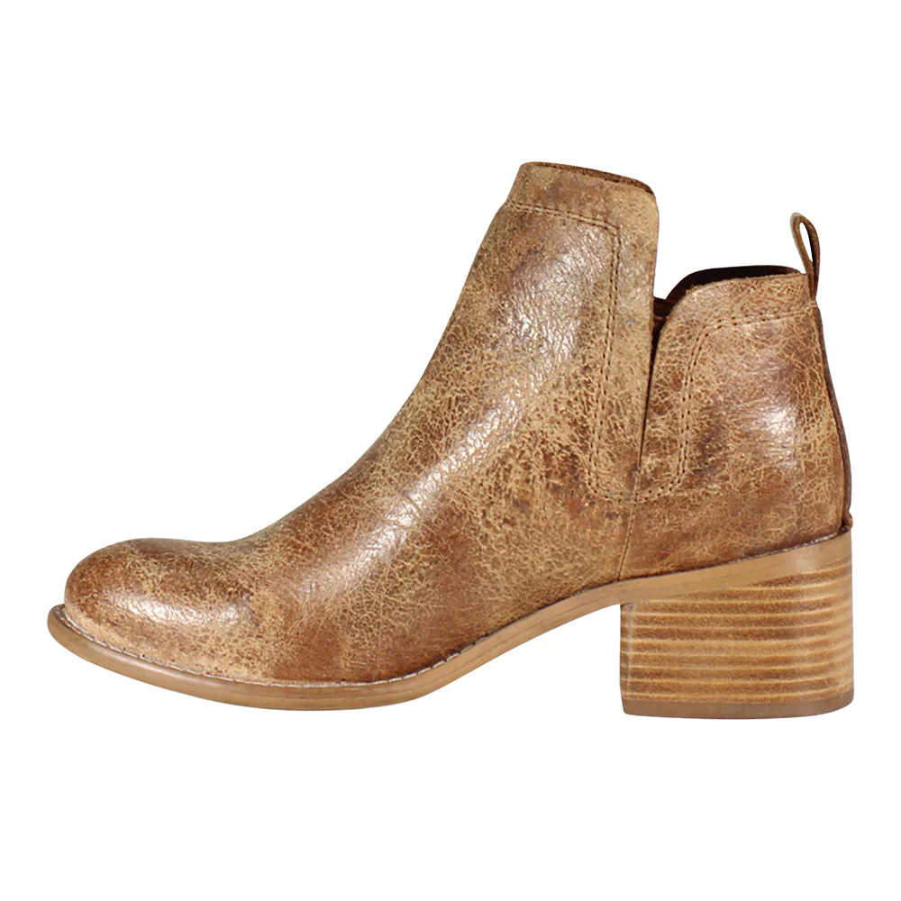 Win Doe Round Toe Pull On Booties - Image 3