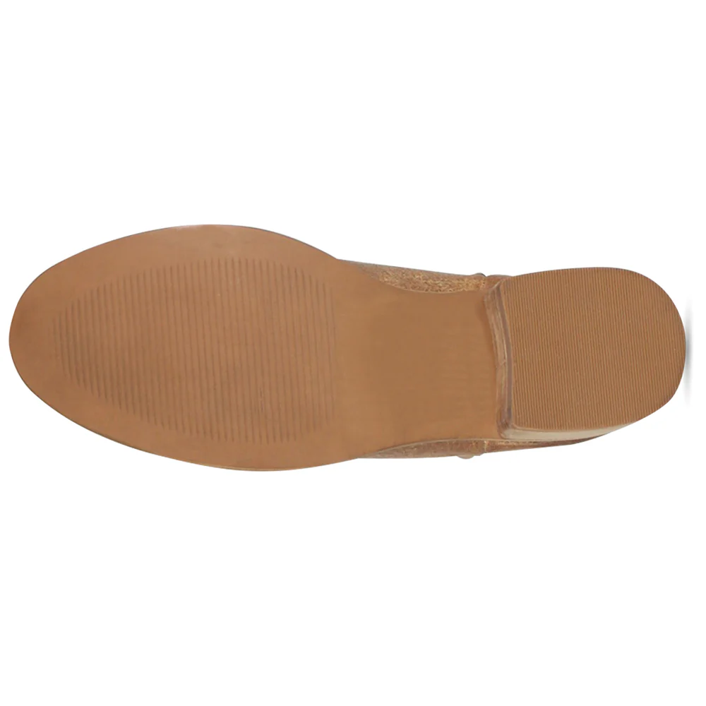 Win Doe Round Toe Pull On Booties - Image 5