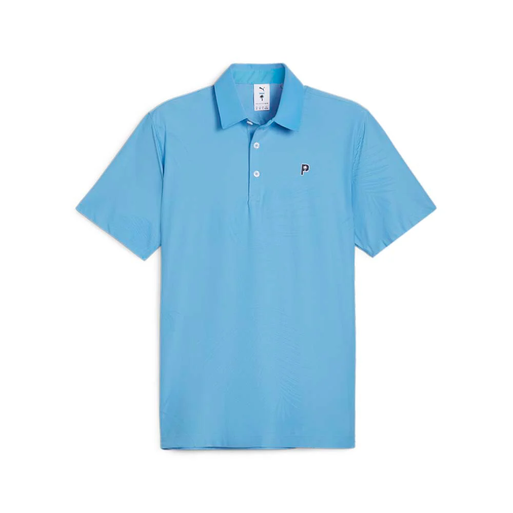 PUMA X PALM TREE CREW Jacquard Short Sleeve Polo Shirt