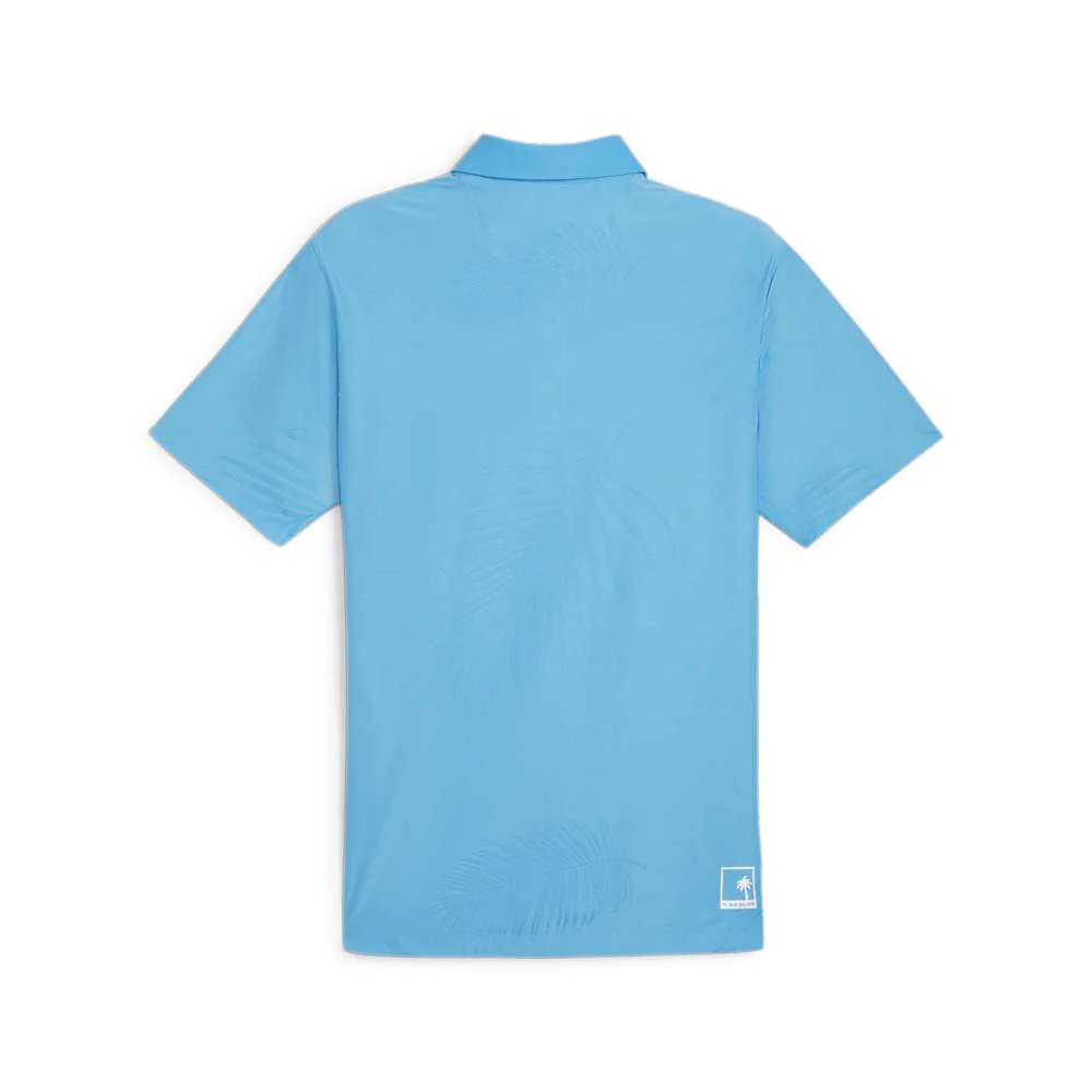 PUMA X PALM TREE CREW Jacquard Short Sleeve Polo Shirt - Image 2