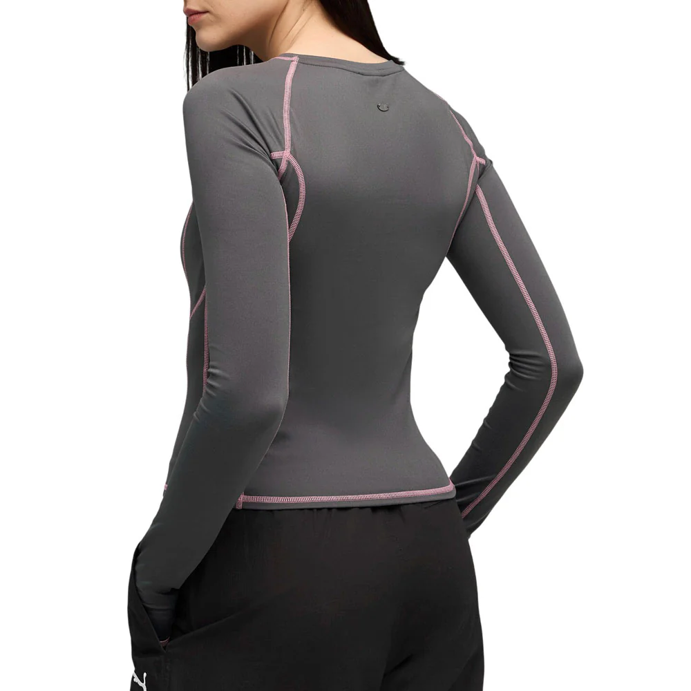 Yona Tight Crew Neck Long Sleeve T-Shirt - Image 4